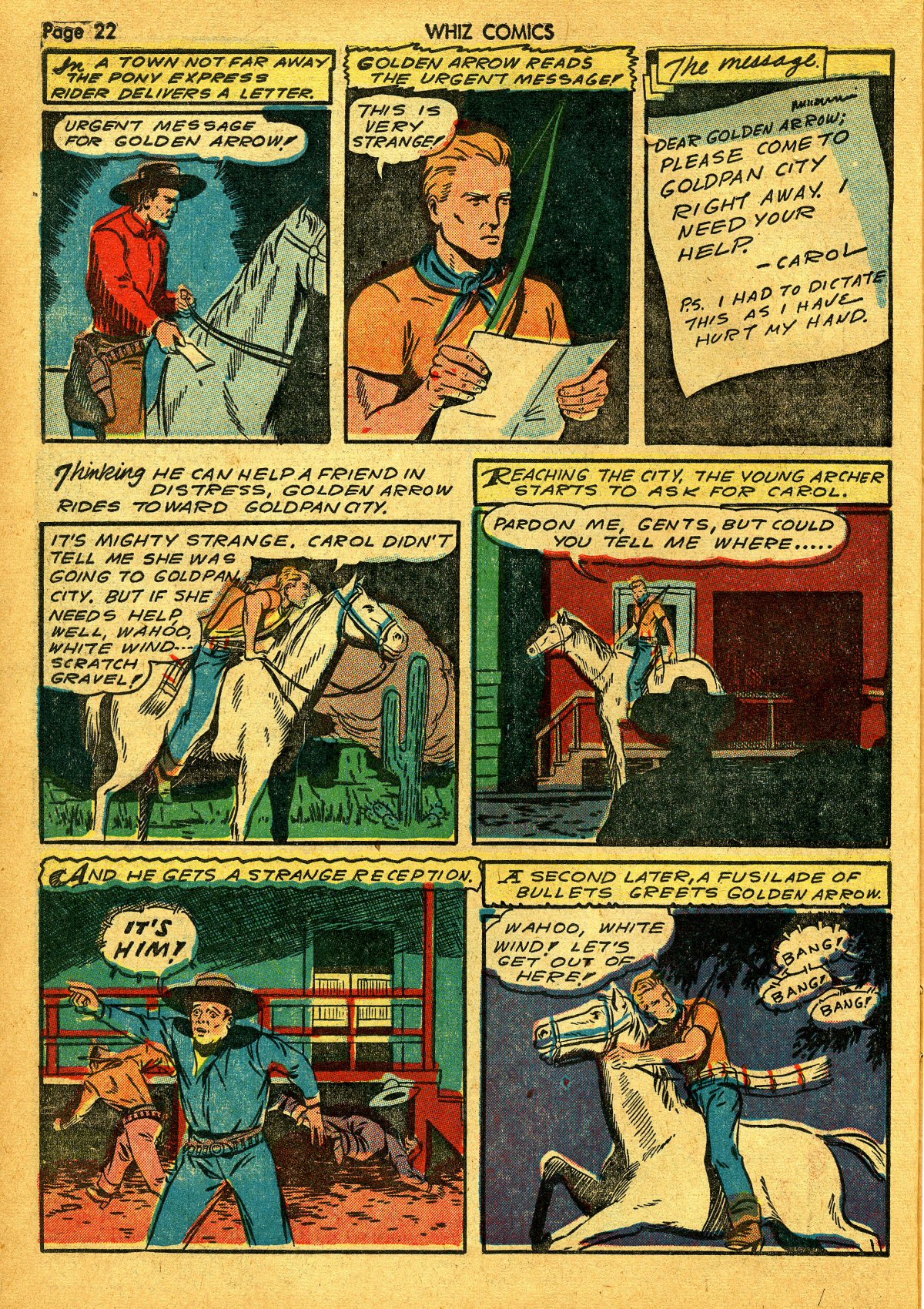 Read online WHIZ Comics comic -  Issue #26 - 22