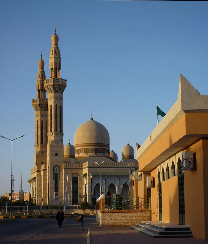 Masjid di Ghadames, dekat dengan perbatasan Tunisia dan Aljazair