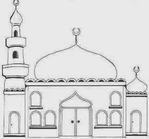 Gambar Mewarnai Masjid Minimalis Terbaru Koran Online Agung Kumpulan