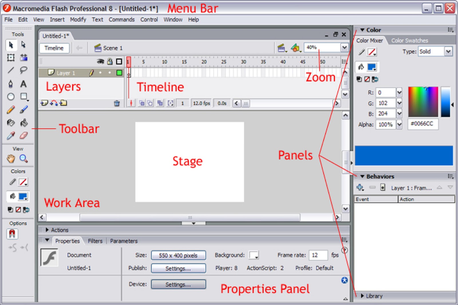 Macromedia player