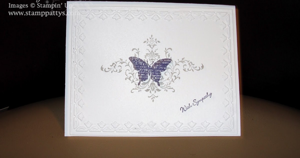 stamppatty's simple sympathy note card