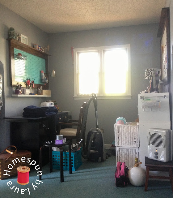 Homespun by Laura : One Room Challenge : Office / Sewing & Craft Room