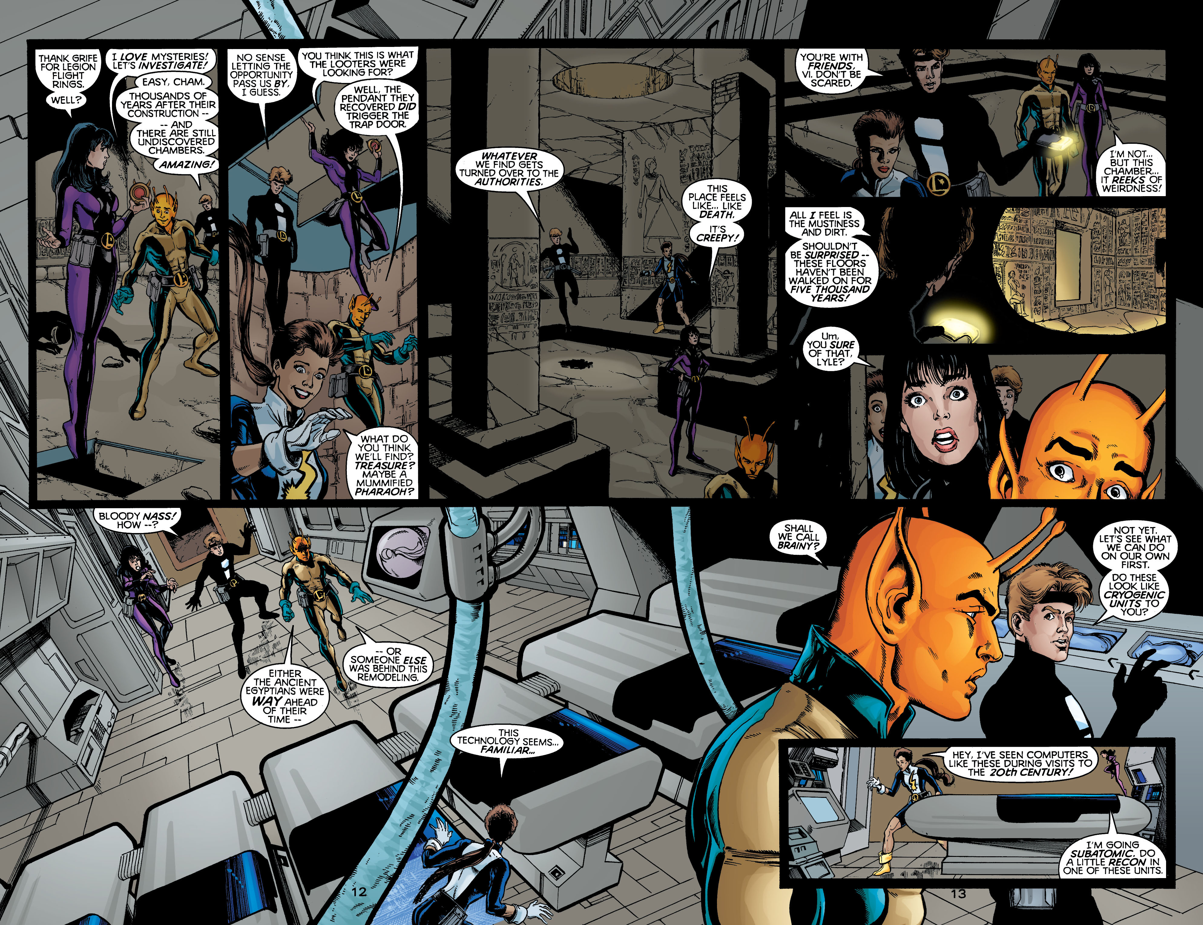 Read online Titans/Legion of Super-Heroes: Universe Ablaze comic -  Issue #1 - 16