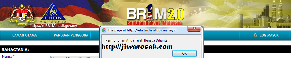 Download Daftar Borang Online BR1M 2.0 - JIWAROSAK.COM