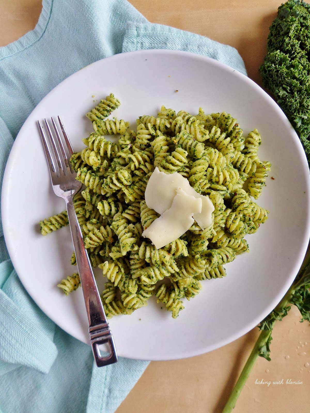 Kale Pesto Pasta