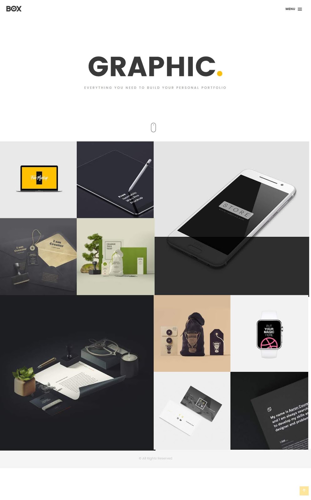 Awesome Box Free HTML CSS Template - Template Forest