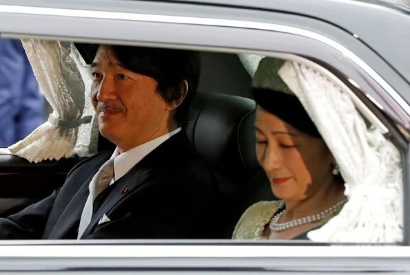 Emperor Naruhito, Empress Masako, Princess Aiko, Princess Kiko, Princess Mako, Princess Kako, Crown Prince Fumihito