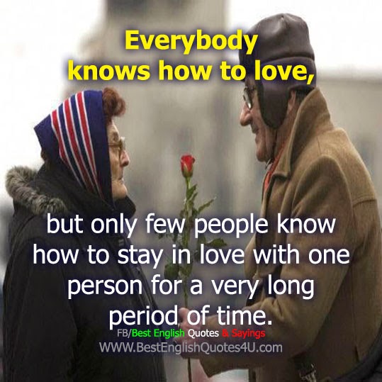 Everybody knows how to love, but only...