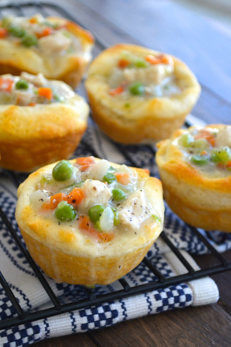 Mini Chicken Pot Pie Bites Recipe My Favorite Recipes