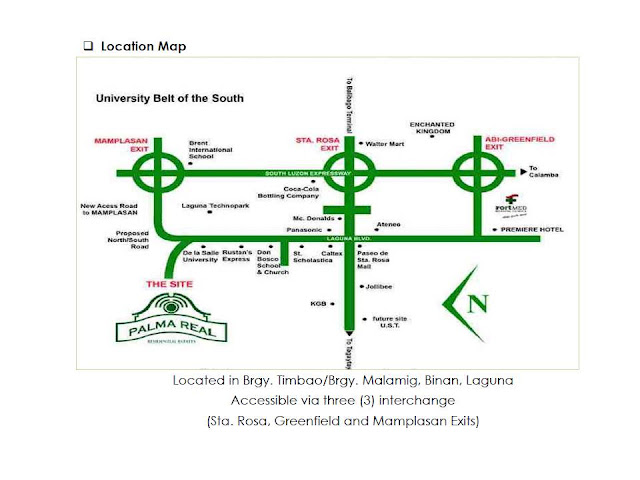 PALMA REAL RESIDENTIAL ESTATES HOUSE AND LOT SALE IN BINAN LAGUNA NEAR PASEO DE STA ROSA PALMA REAL HOUSE AND LOT IN STA ROSA BINAN LAGUNA