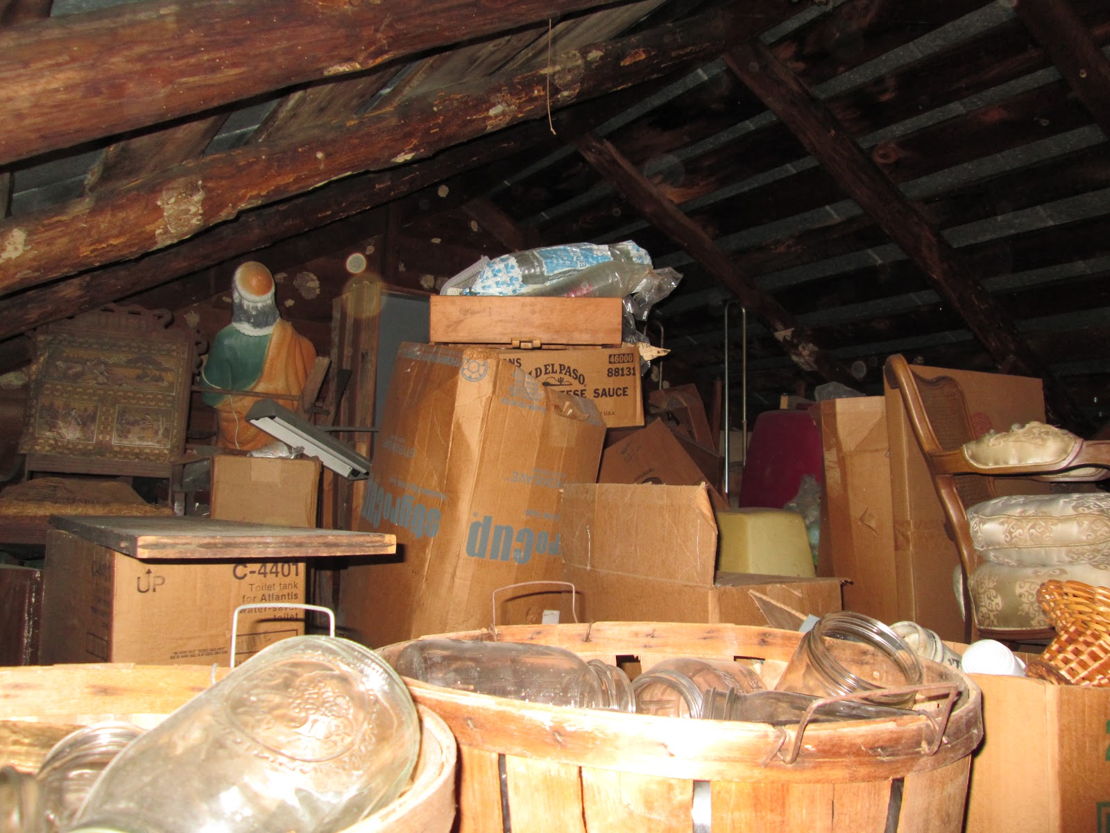 unapologetically me: Demo Round 2 and Attic Clean out