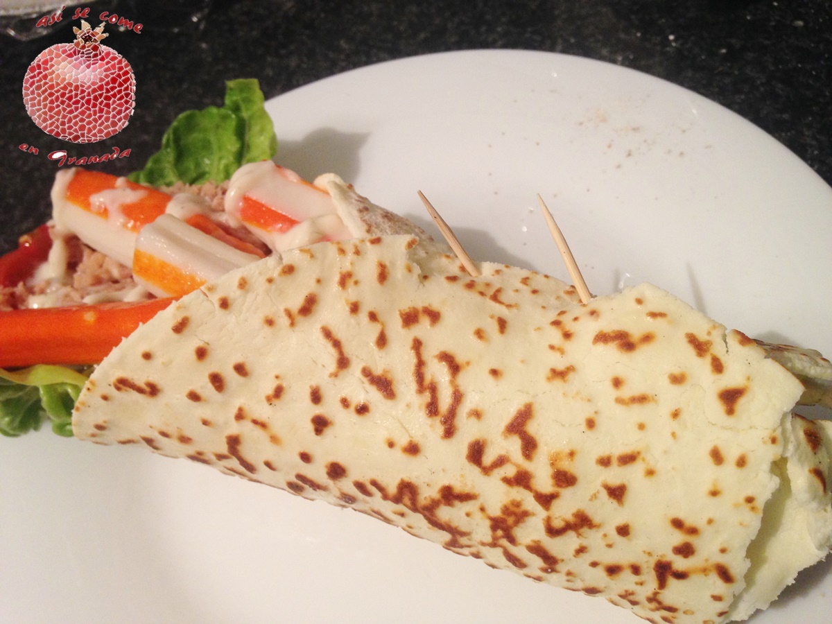 Así se come en Granada. Wraps sin gluten