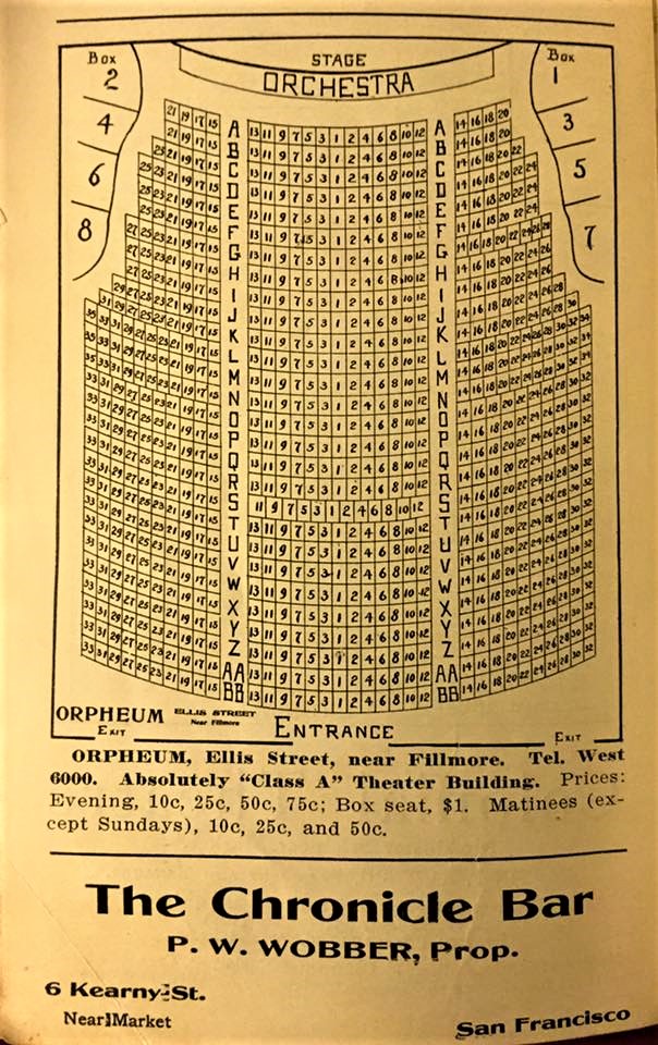 Fillmore Sf Seating Chart