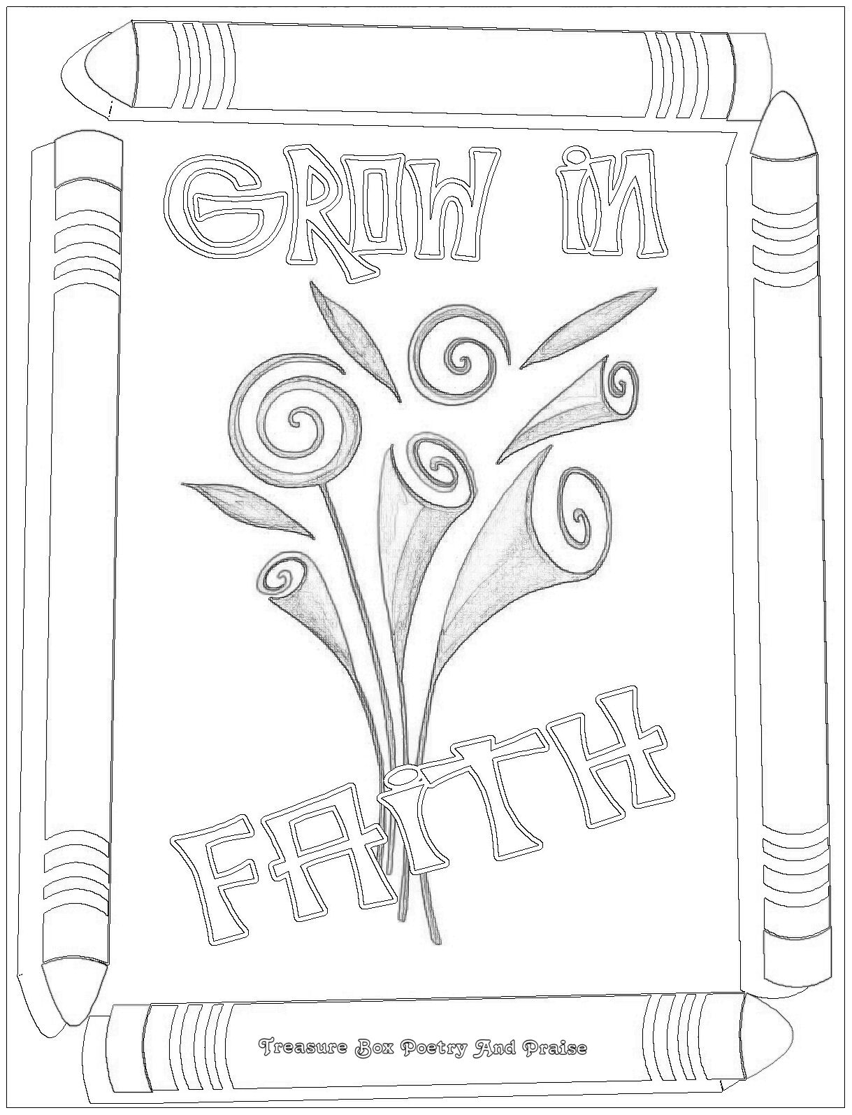 faith hope love coloring pages - photo #28