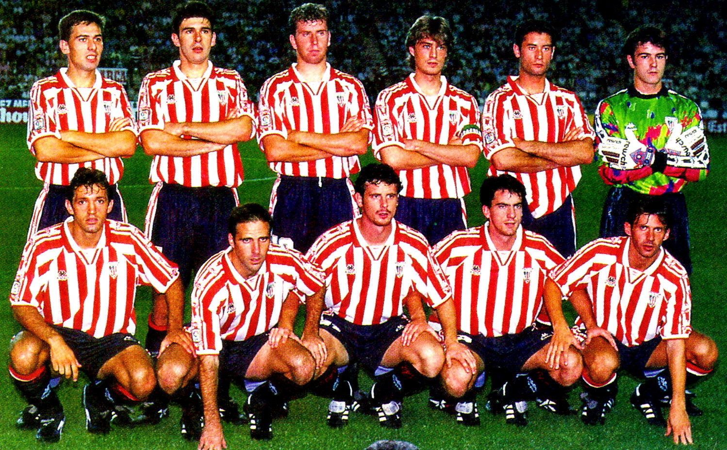 Athletic club. Атлетик Бильбао 1997. Футбольный клуб Атлетик Бильбао. Атлетико Мадрид 1996-97.
