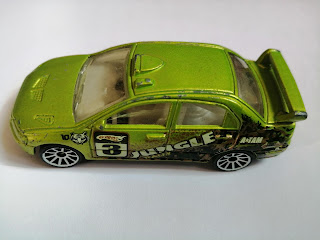 Hot Wheels Vintage Mitsubishi Lancer Evo Metallic Light