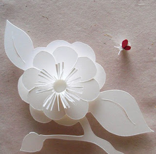 esculturas con papel -paper sculptures- corte de papel- cuadros papel cortado