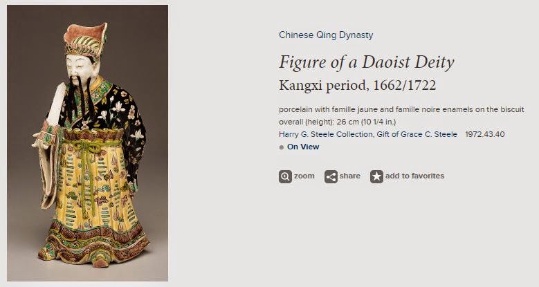 <img src="Chinese Daoist Biscuit figure .jpg" alt="With Famille verte enamels">