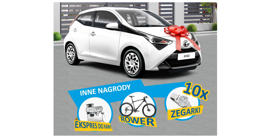 Wygraj samochód marki Toyota Aygo Konkurs