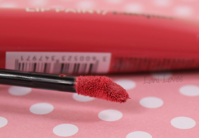 L'Oreal Lip Paint Lacquer - Darling Pink Swatches & Review