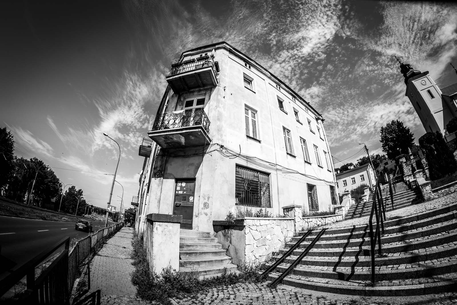 Obiektywnie O Zaułki Będzina Monochromatycznie