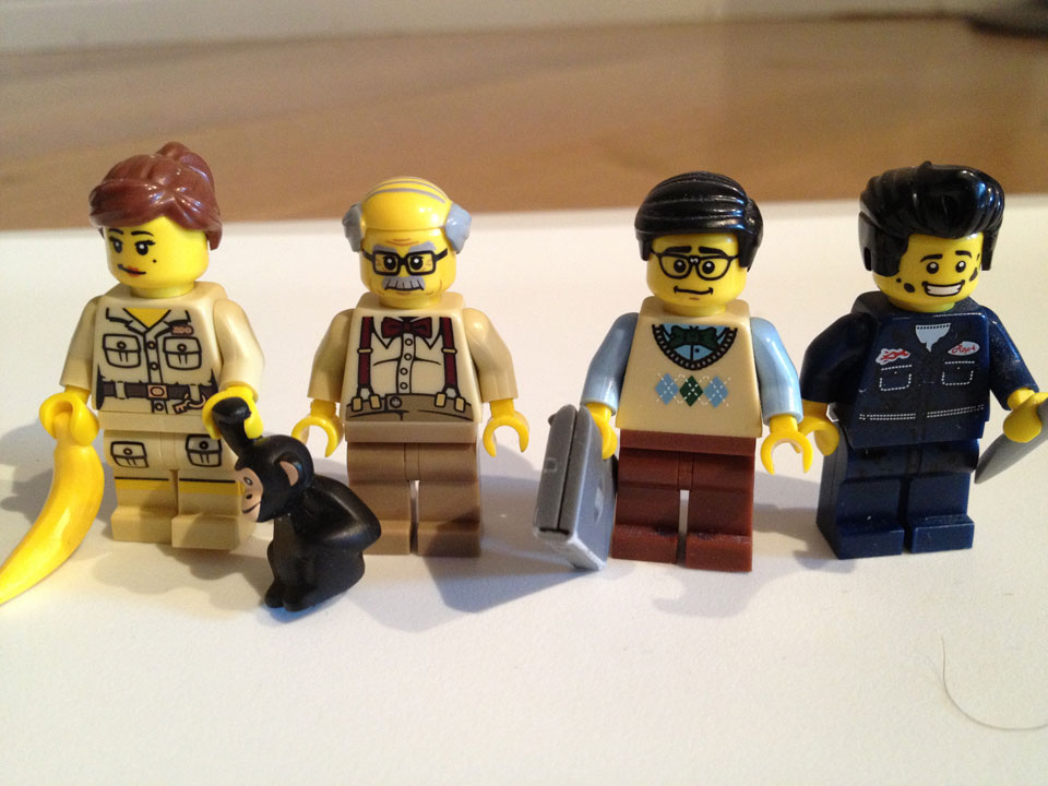 Fully Jointed Play Figures: Lego minifigures collection