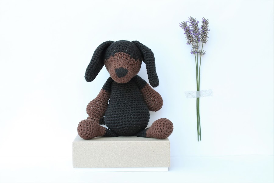 dachshund; teckel; amigurumi; dog; crochet; toft; edwards menagerie