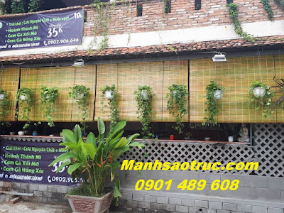 mành sáo nứa che nắng và trang trí giá rẻ