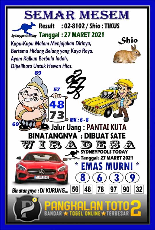 Syair Sydney 27 Maret 2021 Prediksi Sydney Ubertoto Syair Sydney 27 Maret 2021 Prediksi Sydney Ubertoto