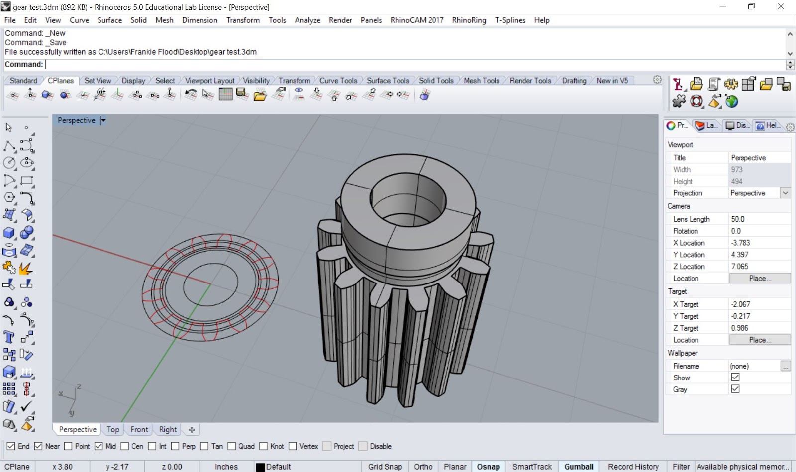 handverker rhino gear gen script