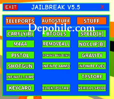 Roblox Jailbreak Yeni v5.5 Script Roket,Btoll Hile 10.12.2018