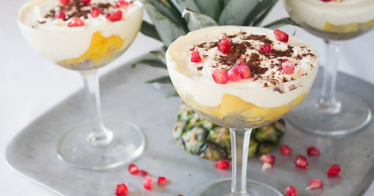 Pineapple, Mango and Mascarpone Dessert French Kitchen Fusion