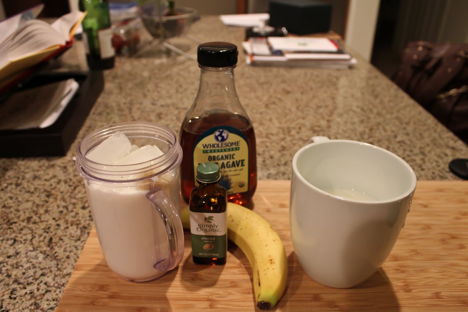 Oh Sweet Escape Banana Almond Kefir Smoothie