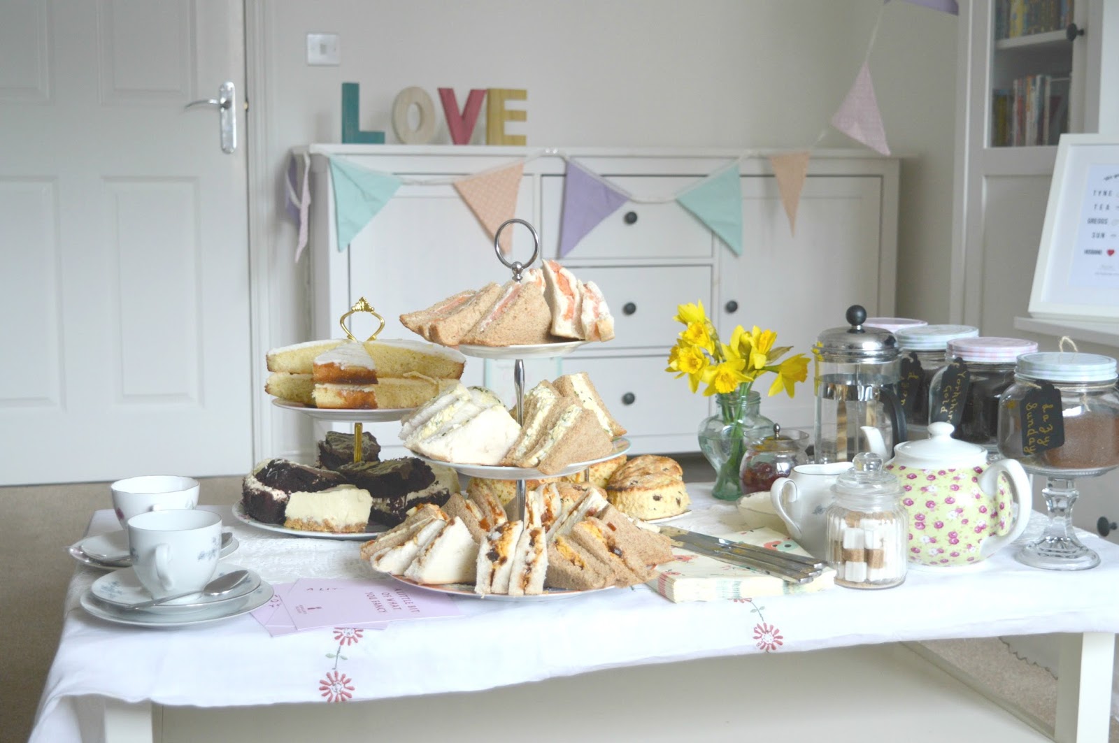Party at Home with Mrs Dellow's Delights North East Afternoon Tea Delivery Service 
