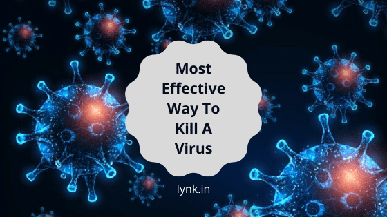 Most Effective Way To Kill A Virus