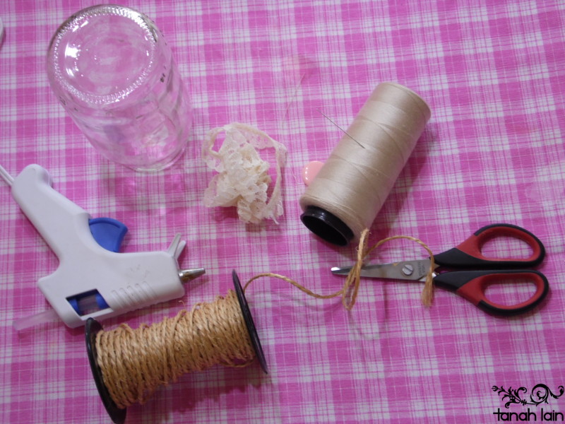 Florero DIY reciclando un frasco de vidrio 