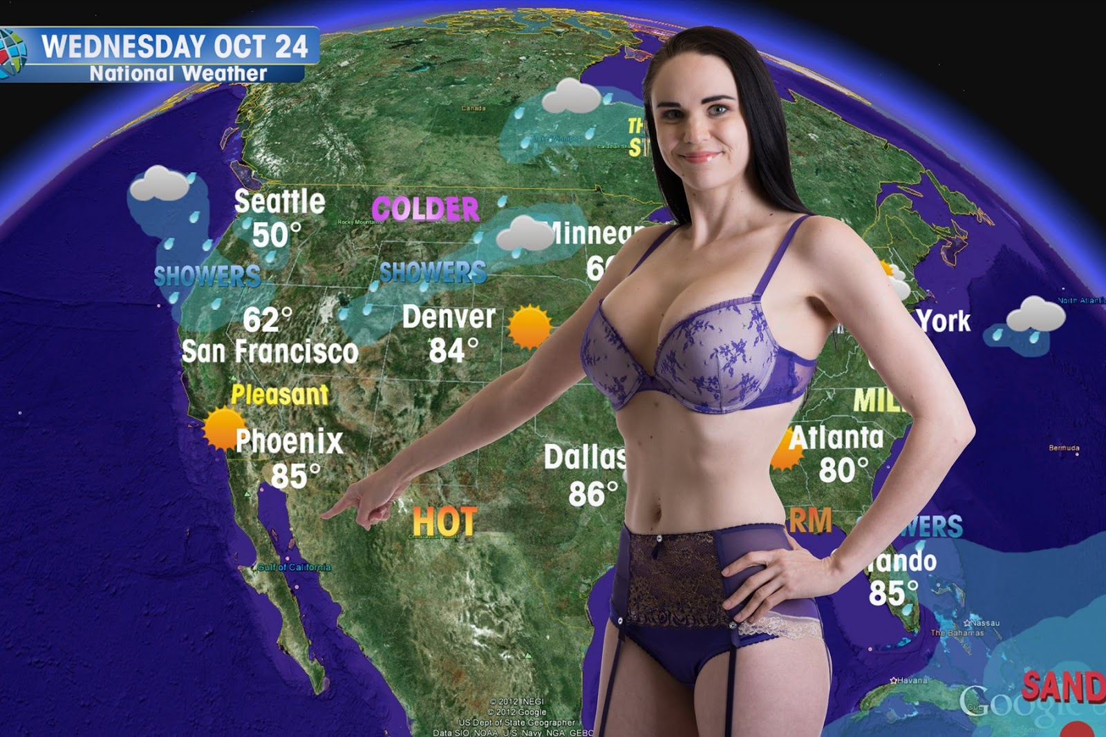 Weather forecast naked 🔥 The nude weather lady - Hot Naked G
