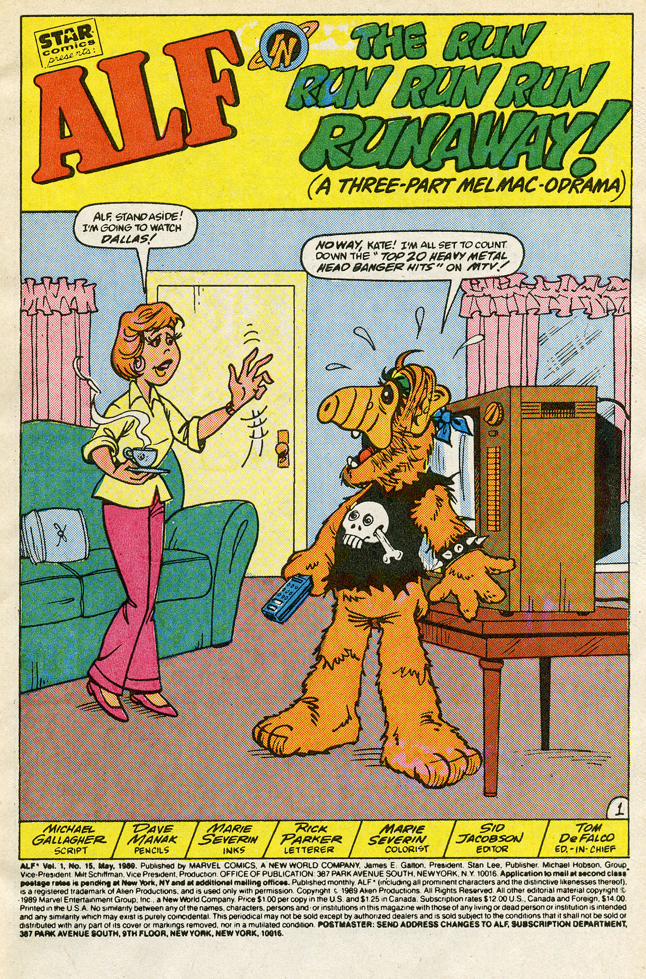 Read online ALF comic -  Issue #15 - 3