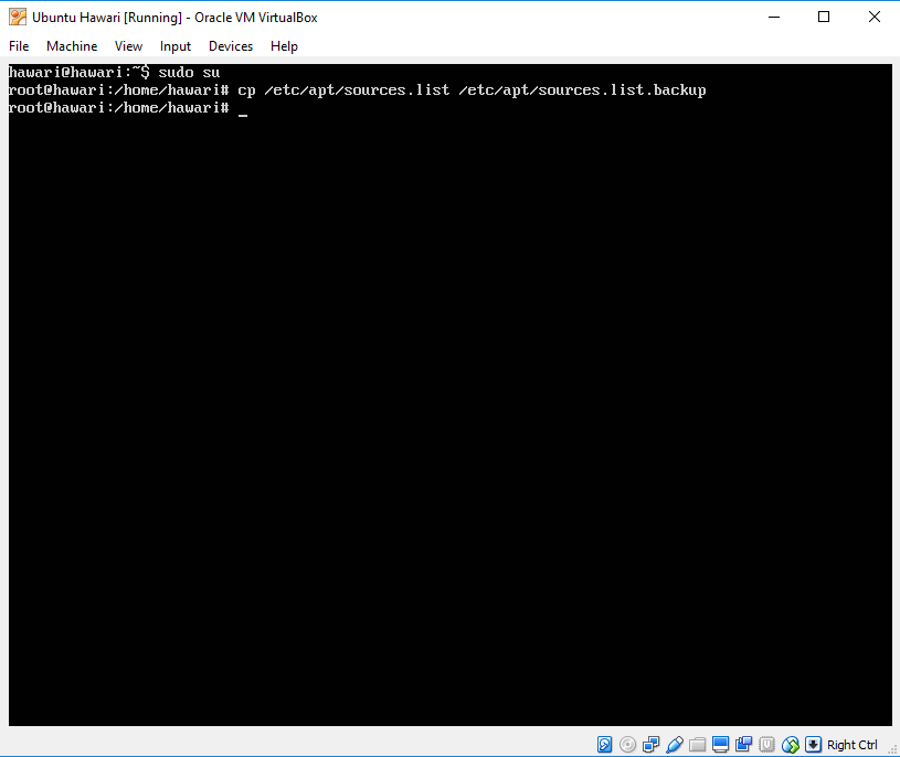 Merubah Repository Ubuntu Server 16.04 Menjadi Repository