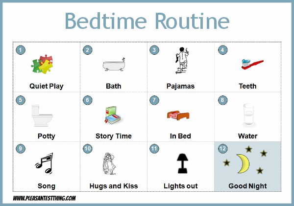 Bedtime Routine Chart