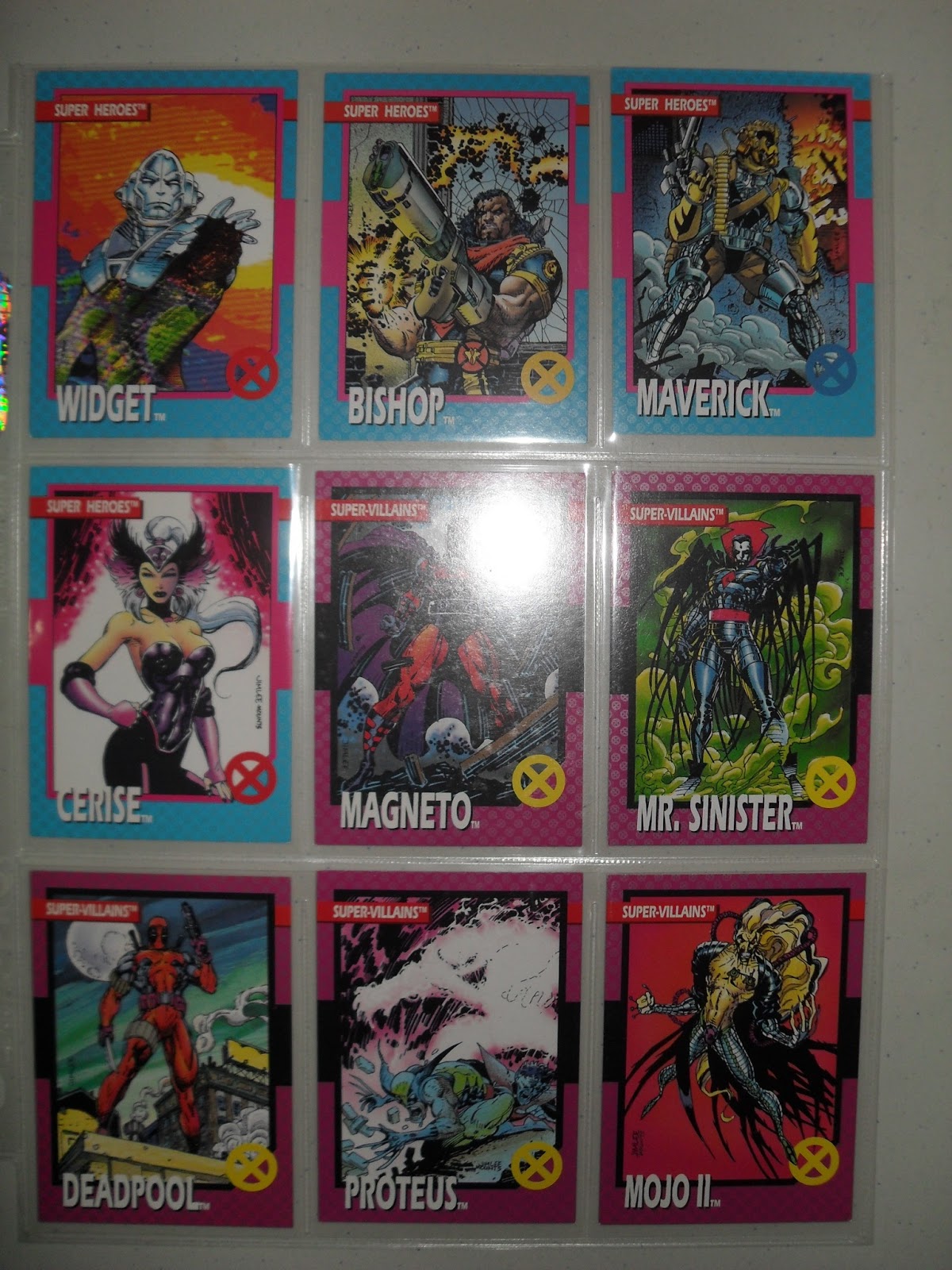 Collections My 1992 Xmen Impel Marvel Comics Universe