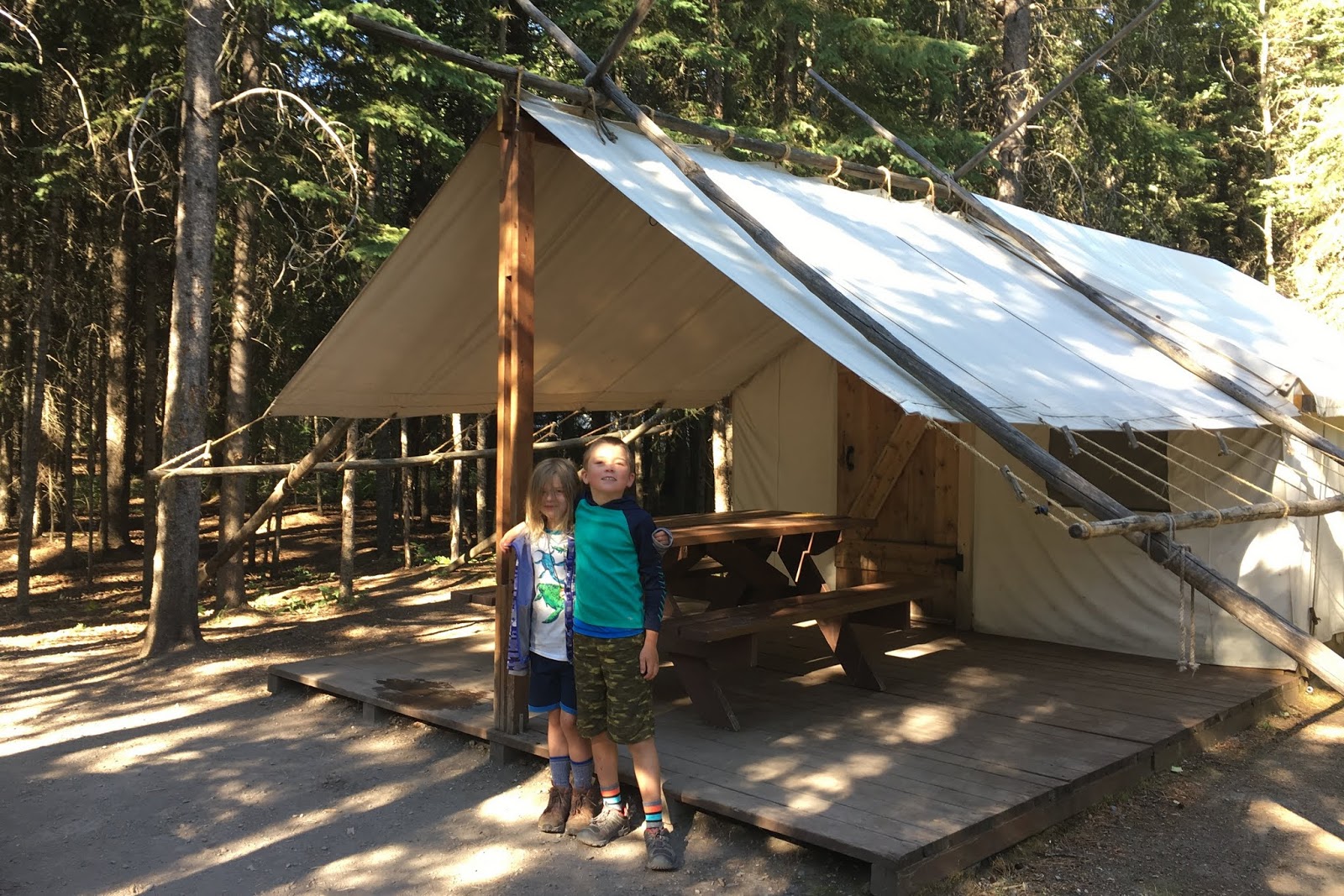 Family Adventures in the Canadian Rockies Moms' Comfort Camping