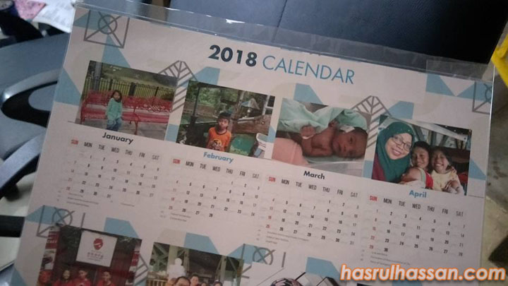 Bisnes Cenderahati Kalendar Custom-Made