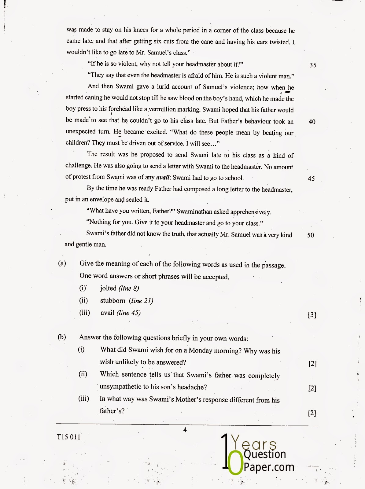 English Grammar Worksheets For Class 10 Icse With Answers