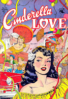 Cinderella Love v2 #25 st.john romance comic book cover art by Matt Baker