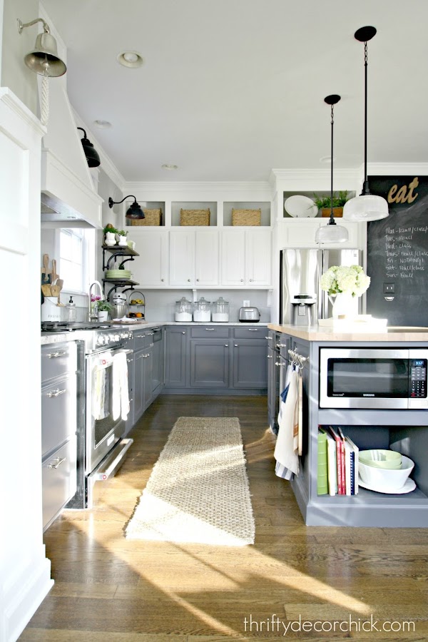 two toned kitchen renovation