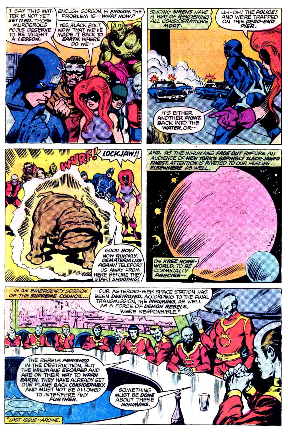 Read online Inhumans (1975) comic -  Issue #11 - 7