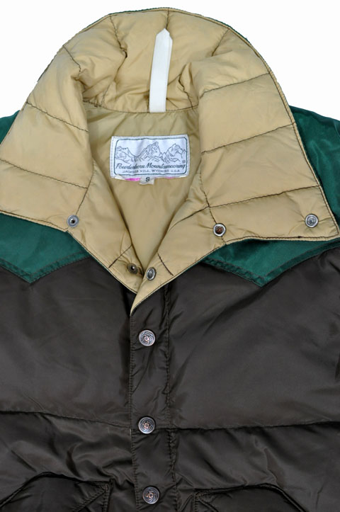 goodbye heart vintage: Powderhorn Mountaineering Vintage Down Vest. Small.