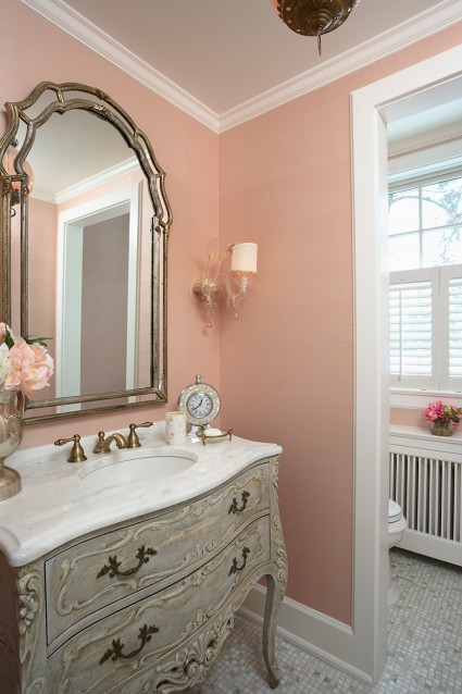  Color  Outside the Lines Powder Room Lighting
