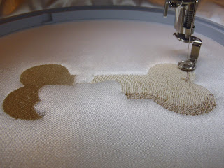 machine embroidery steps